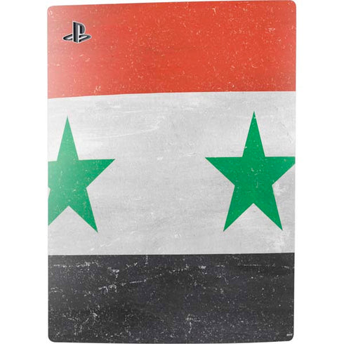 Syria Flag Distressed PS5 Digital Edition Bundle Skin